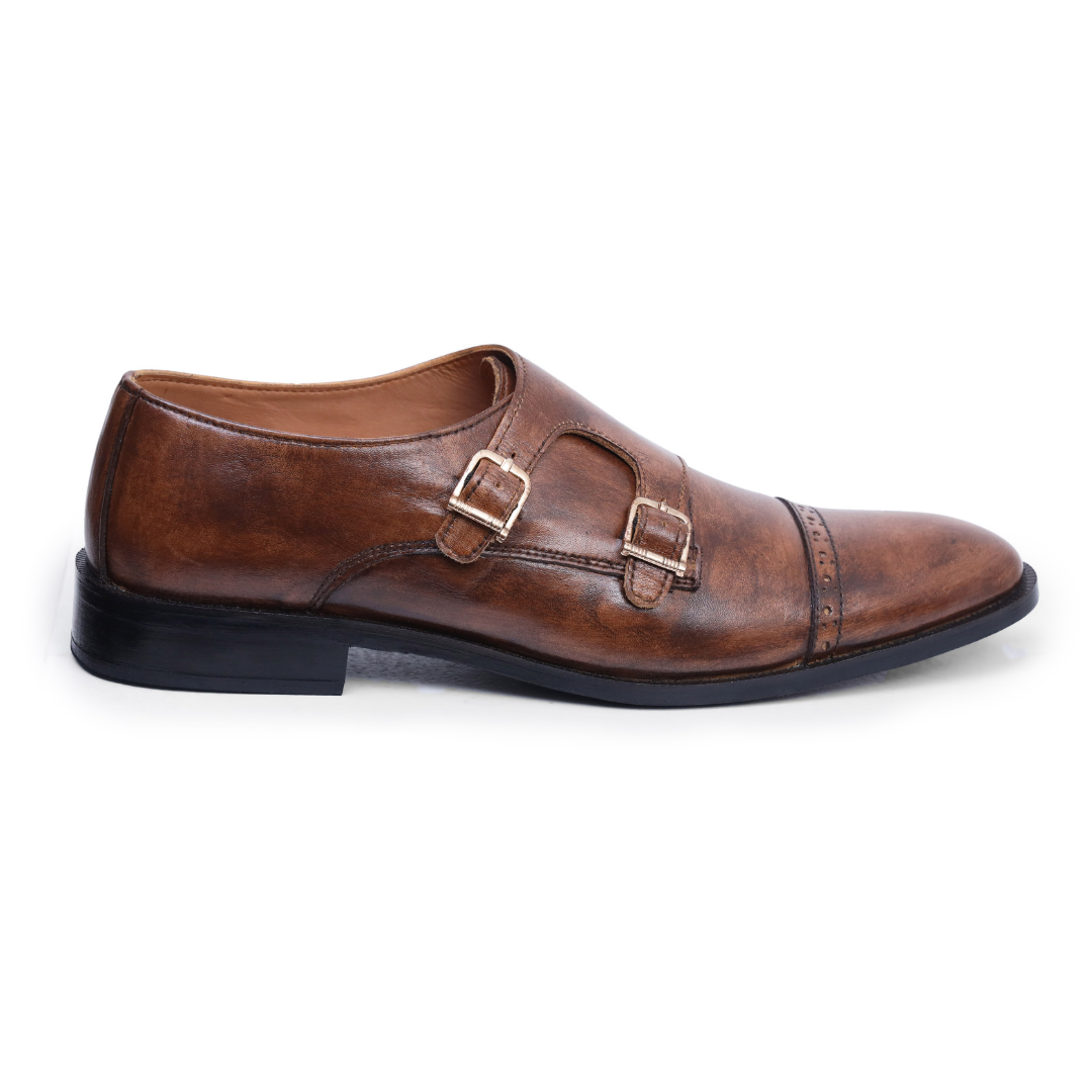 Brown Brogue Leather Shoes | Classic Handcrafted Style – Artex