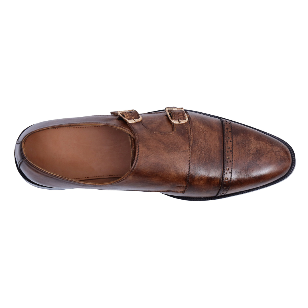 Brown Brogue Leather Shoes | Classic Handcrafted Style – Artex