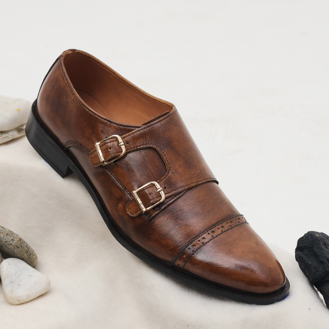 Brown Brogue Leather Shoes | Classic Handcrafted Style – Artex