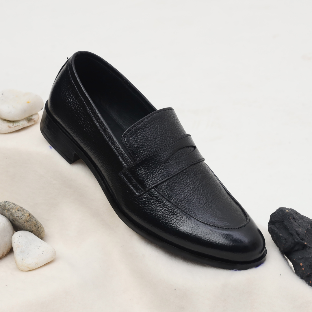 Black Oxford Leather Shoes | Formal Men’s Footwear – Artex